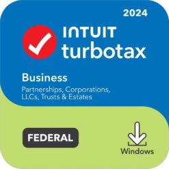 [Old Version] TurboTax – Business 2024 Federal Only + E-file – Windows [Digital]