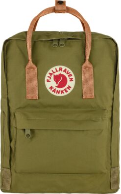 Fjallraven  Kanken Travel Daypack - Foliage Green/Peach Sand