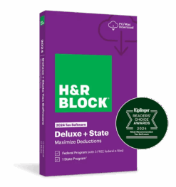 H&R Block Tax Software Deluxe + State 2024 [Download]